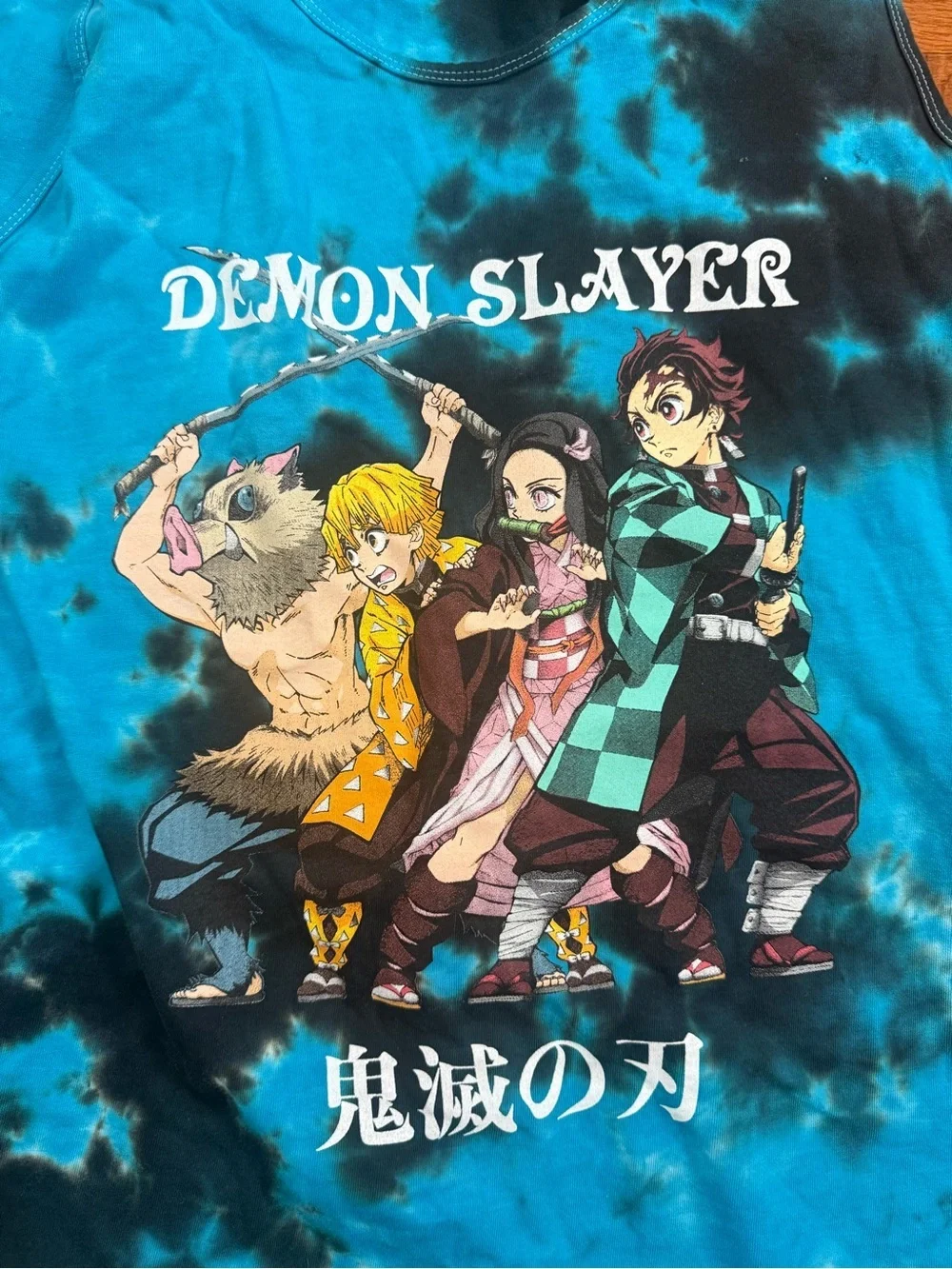 Demon Slayer Tie-Dye Tank Top